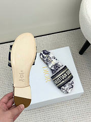 Okify Dior Black Slides 6308  - 5