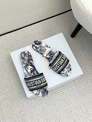 Okify Dior Black Slides 6308  - 2