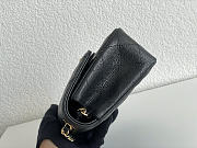 Okify CC Flap Bag Black Caviar 20cm - 6