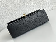Okify CC Flap Bag Black Caviar 20cm - 4