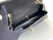 Okify CC Flap Bag Black Caviar 20cm - 2