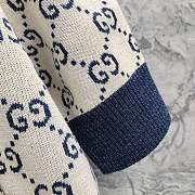 Okify Gucci Dark Blue And White Women Top - 4