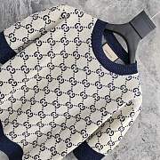 Okify Gucci Dark Blue And White Women Top - 3