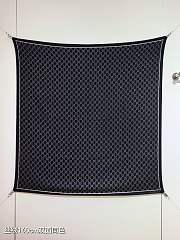 Okify Gucci Black Square Scarf 140x140cm  - 1