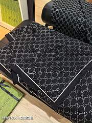 Okify Gucci Black Square Scarf 140x140cm  - 6