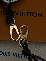 Okify Louis Vuitton Blue/Red Boarding Pass Key Chain  - 6
