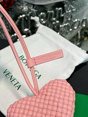Okify Botega Venata Pink Heart Bag Charm  - 6