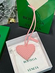 Okify Botega Venata Pink Heart Bag Charm  - 4