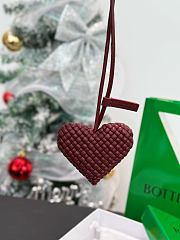 Okify Botega Venata Red Heart Bag Charm  - 1