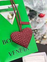 Okify Botega Venata Red Heart Bag Charm  - 4