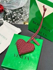 Okify Botega Venata Red Heart Bag Charm  - 3