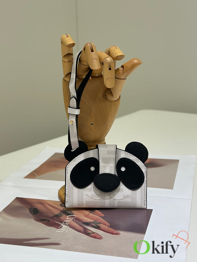 Okify Fendi Panda Bag Charm - 1