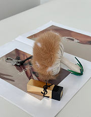 Okify Fendi Brown Mushroom Bag Charm - 5