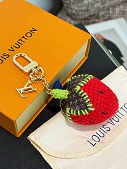 Okify Louis Vuitton Strawberry Key Chain  - 4