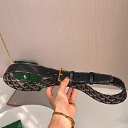 Okify Goyard Black Belt Gold Hardware 4cm - 4