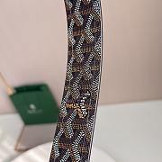 Okify Goyard Black Belt Gold Hardware 4cm - 5
