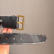 Okify Goyard Black Belt Gold Hardware 4cm - 6