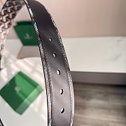 Okify Goyard Black Belt Black Hardware 4cm - 6