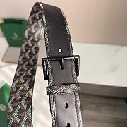 Okify Goyard Black Belt Black Hardware 4cm - 5