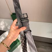 Okify Goyard Black Belt Black Hardware 4cm - 3
