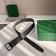 Okify Goyard Black Belt Black Hardware 4cm - 2
