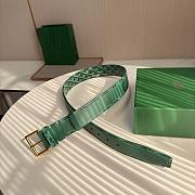 Okify Goyard Green Belt Gold Hardware 4cm - 5