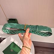 Okify Goyard Green Belt Gold Hardware 4cm - 3