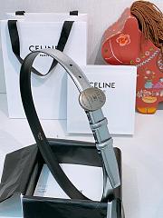 Okify Celine Silver Belt 2.5cm  - 4
