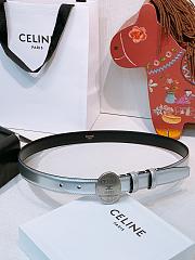 Okify Celine Silver Belt 2.5cm  - 1