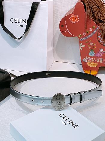 Okify Celine Silver Belt 2.5cm 