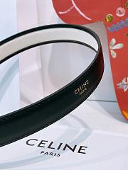 Okify Celine Black And White Belt 2.5cm  - 4