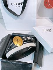 Okify Celine Black And White Belt 2.5cm  - 3