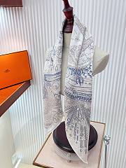 Okify Hermes Mulberry Silk Square Scarf 90x90cm 28404 - 3