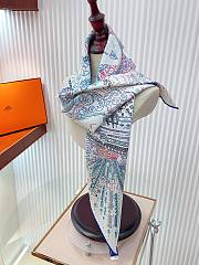 Okify Hermes Mulberry Silk Square Scarf 90x90cm 28405 - 4