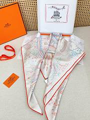 Okify Hermes Mulberry Silk Square Scarf 90x90cm 28407 - 5