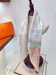 Okify Hermes Mulberry Silk Square Scarf 90x90cm 28407 - 2