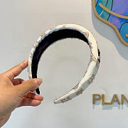 Okify Louis Vuitton White Headband  - 4