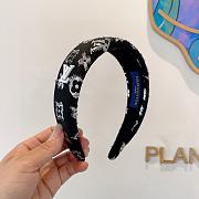 Okify Louis Vuitton Black Headband  - 1