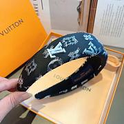 Okify Louis Vuitton Black Headband  - 3