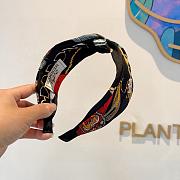 Okify Hermes Black Silk Headband  - 6