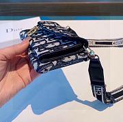 Okify Dior Black Card Holder Phone Case Crossbody Strap 28440 - 6