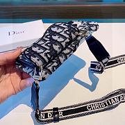 Okify Dior Black Card Holder Phone Case Crossbody Strap 28440 - 3