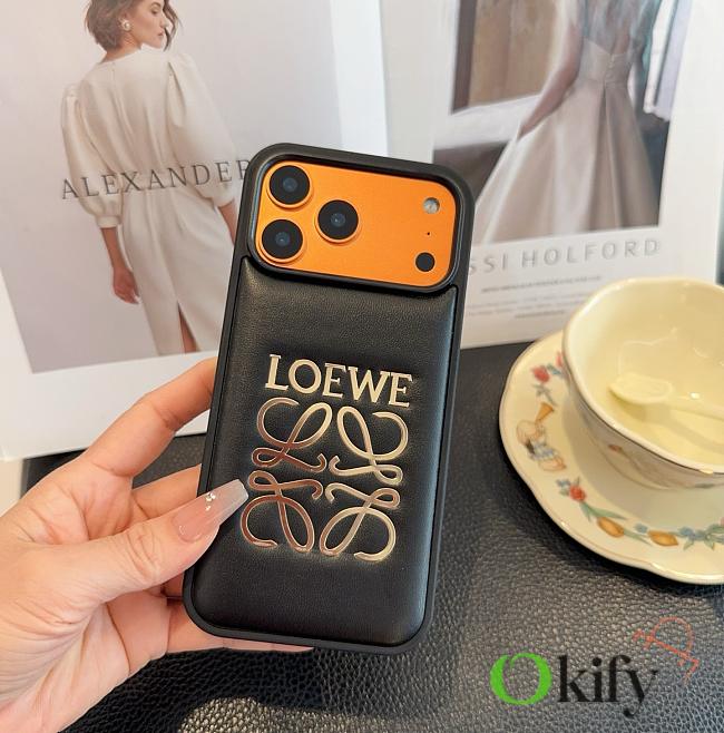 Okify Loewe Black Phone Case 28443 - 1