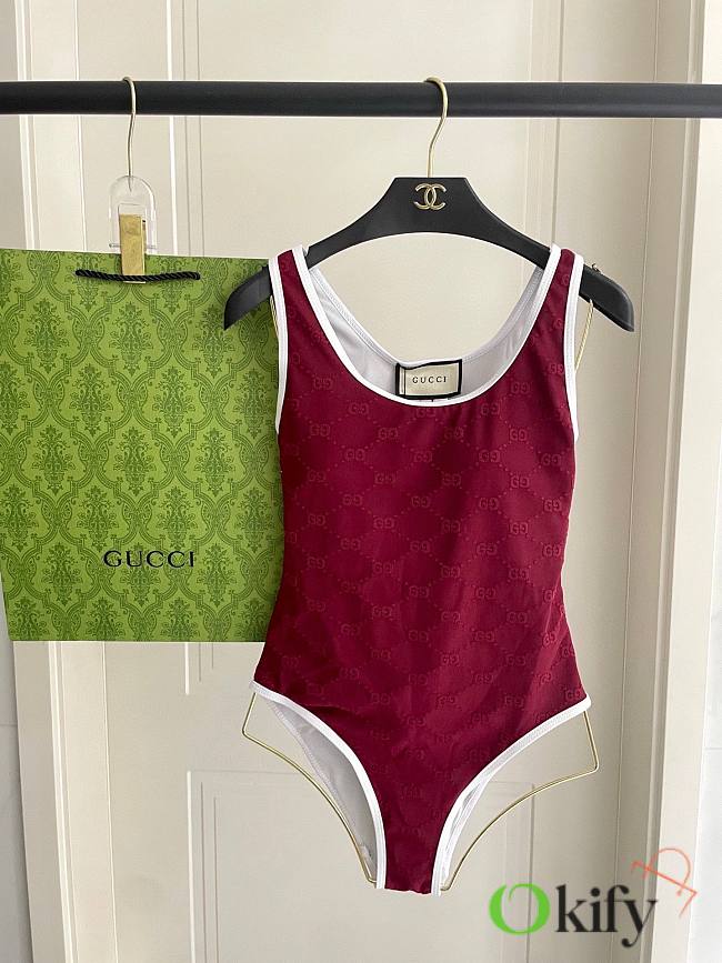 Okify Gucci Red Swimming Suit 28447 - 1