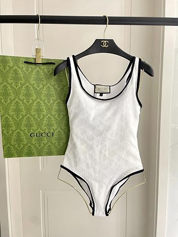 Okify Gucci White Swimming Suit 28448