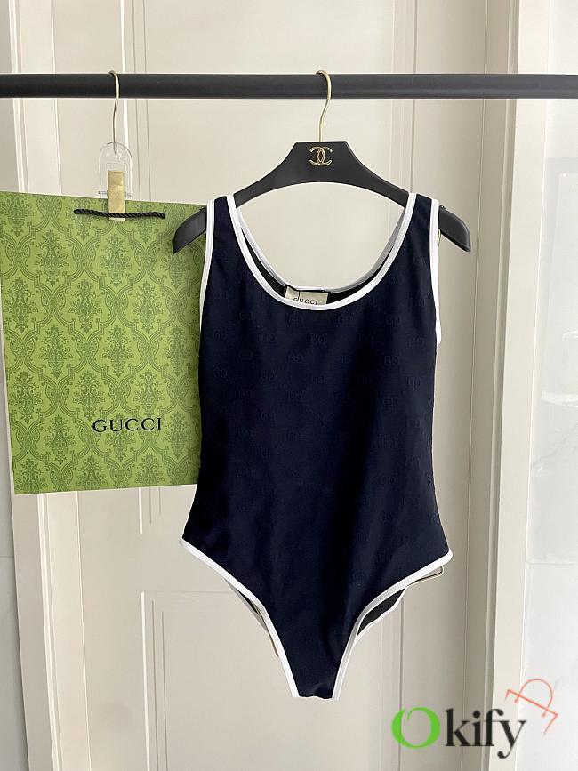 Okify Gucci Dark Blue Swimming Suit 28449 - 1