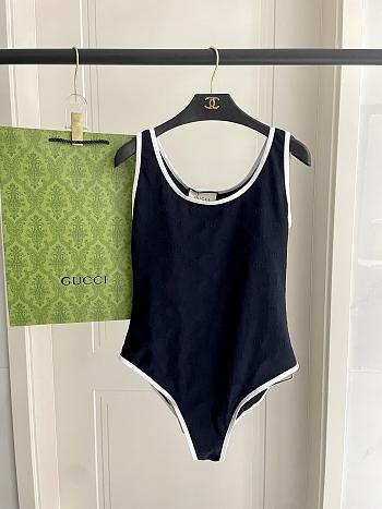 Okify Gucci Dark Blue Swimming Suit 28449