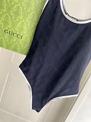Okify Gucci Dark Blue Swimming Suit 28449 - 4