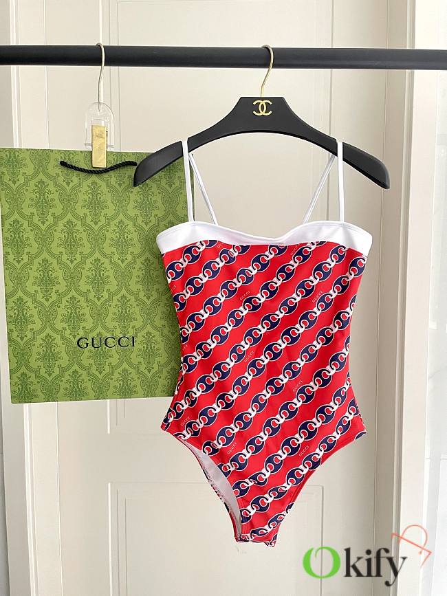 Okify Gucci Red Swimming Suit 28450 - 1