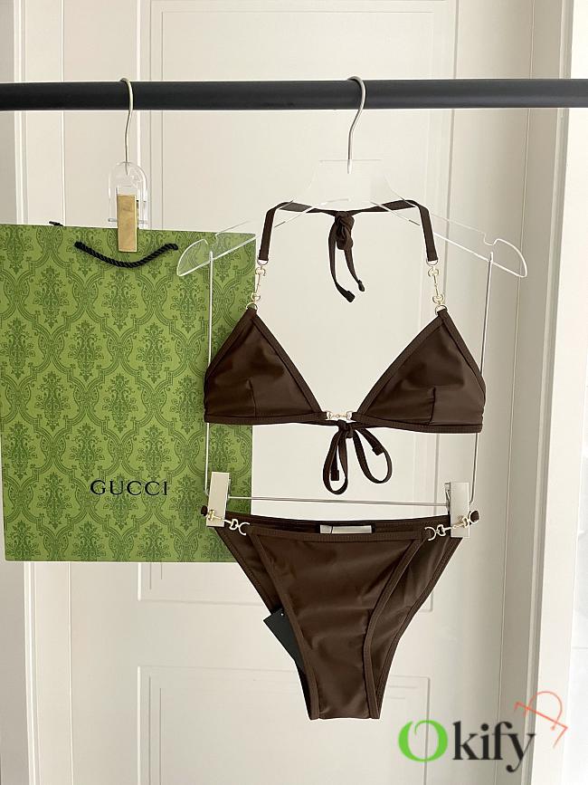 Okify Gucci Brown Bikini 28454 - 1